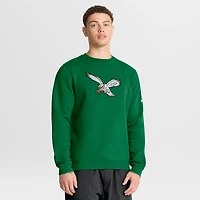 Men's Nike Kelly Green Philadelphia Eagles Swing Pass Rewind Club Pullover Sweatshirt