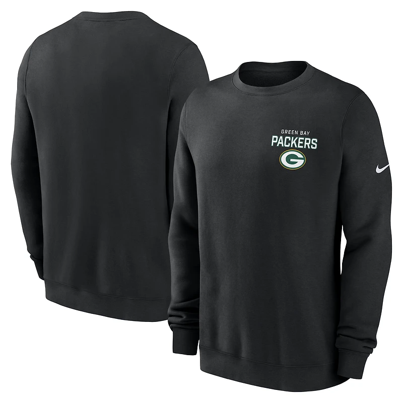 Men's Nike Green Bay Packers Primetime Club Fleece Pullover Sweatshirt