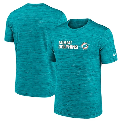 Men's Nike Aqua Miami Dolphins Big & Tall Primetime Reverse Play Velocity Performance T-Shirt