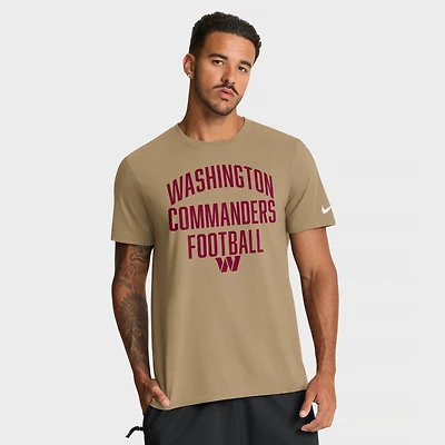 Men's Nike Tan Washington Commanders Rewind Essential T-Shirt