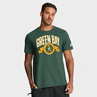 Men's Nike Green Green Bay Packers Rewind Front and Back Hit Essential T-Shirt