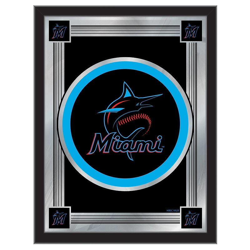 Miami Marlins 17" x 22" Logo Wall Mirror