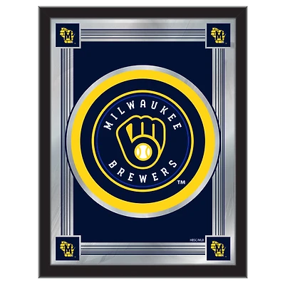 Milwaukee Brewers 17" x 22" Logo Wall Mirror