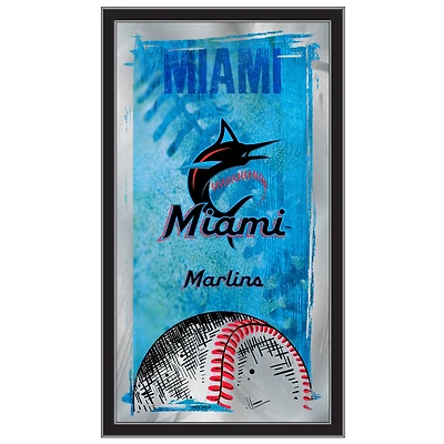 Miami Marlins 15" x 26" Wall Mirror