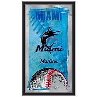 Miami Marlins 15" x 26" Wall Mirror