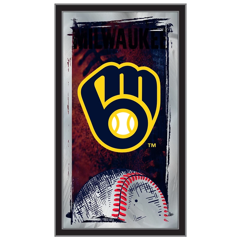 Milwaukee Brewers 15" x 26" Wall Mirror
