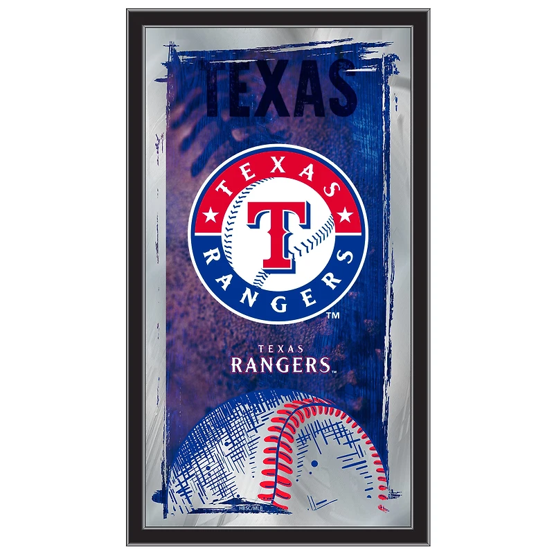 Texas Rangers 15" x 26" Wall Mirror