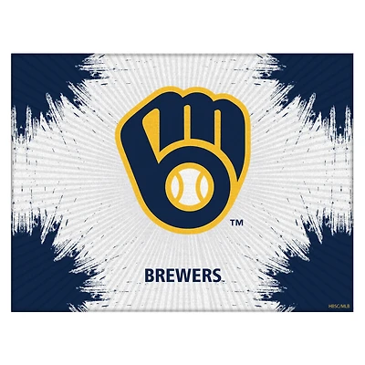 Milwaukee Brewers 15" x 20" Splash Canvas Wall Art