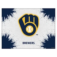 Milwaukee Brewers 15" x 20" Splash Canvas Wall Art