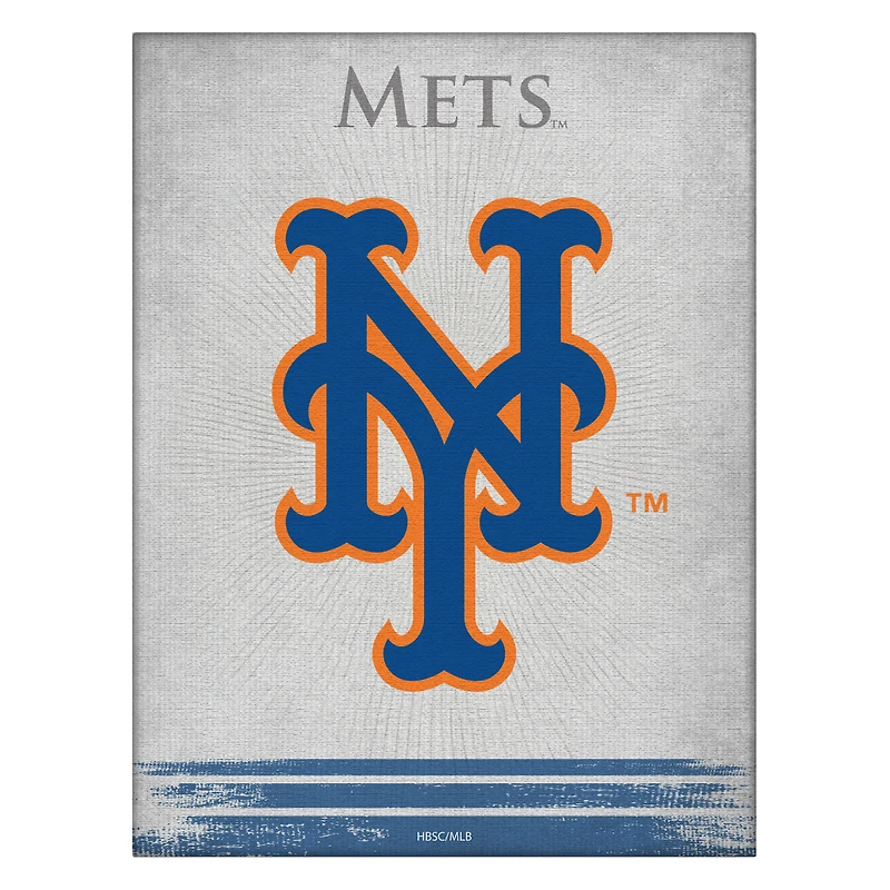 New York Mets 15" x 20" Splash Canvas Wall Art