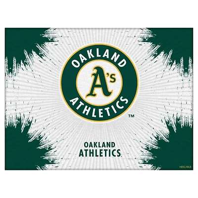 Athletics 15" x 20" Splash Canvas Wall Art