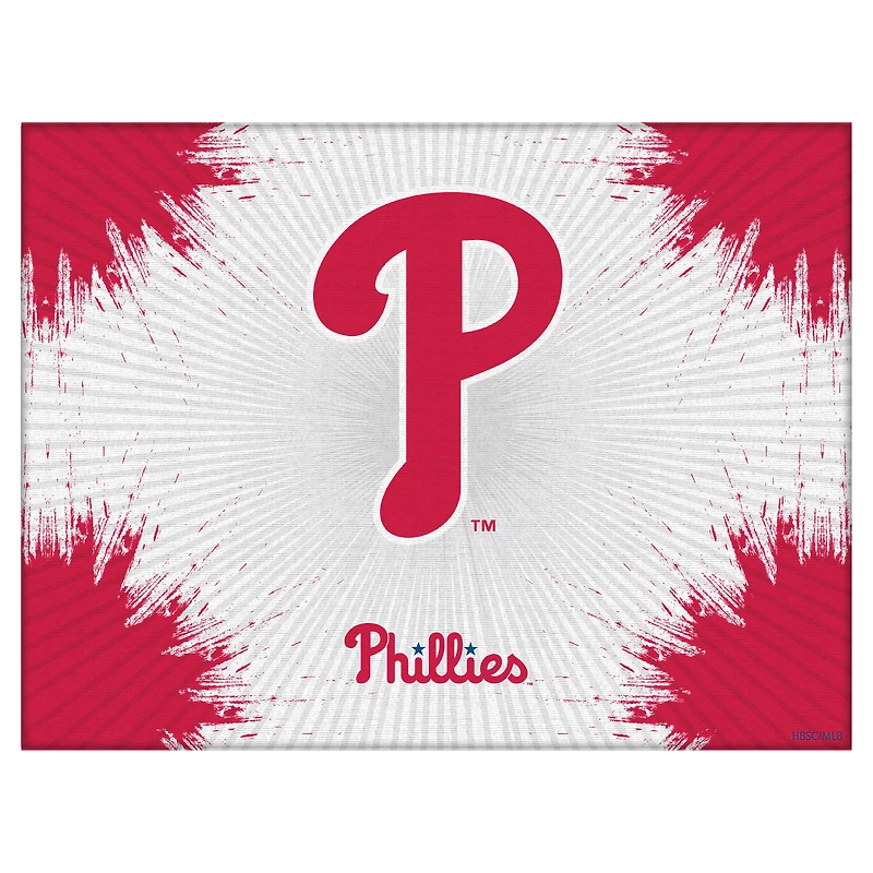Philadelphia Phillies 15" x 20" Splash Canvas Wall Art