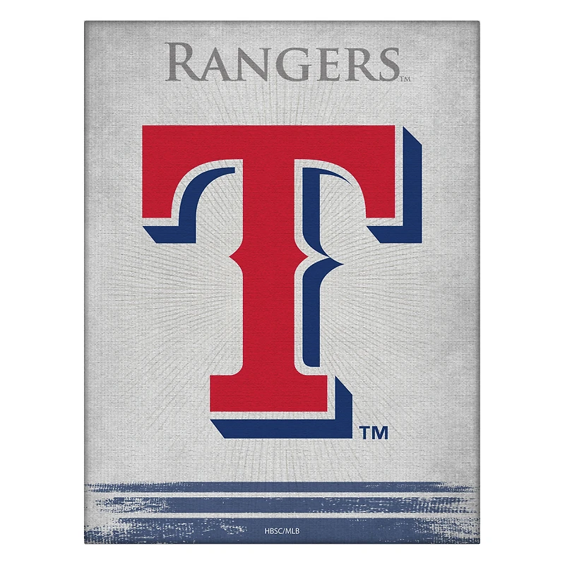 Texas Rangers 15" x 20" Splash Canvas Wall Art