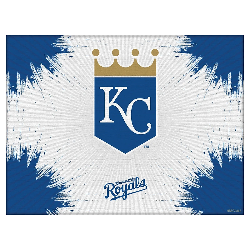 Kansas City Royals 15" x 20" Splash Canvas Wall Art
