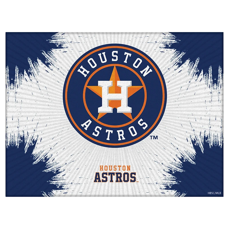 Houston Astros 15" x 20" Splash Canvas Wall Art