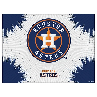 Houston Astros 15" x 20" Splash Canvas Wall Art