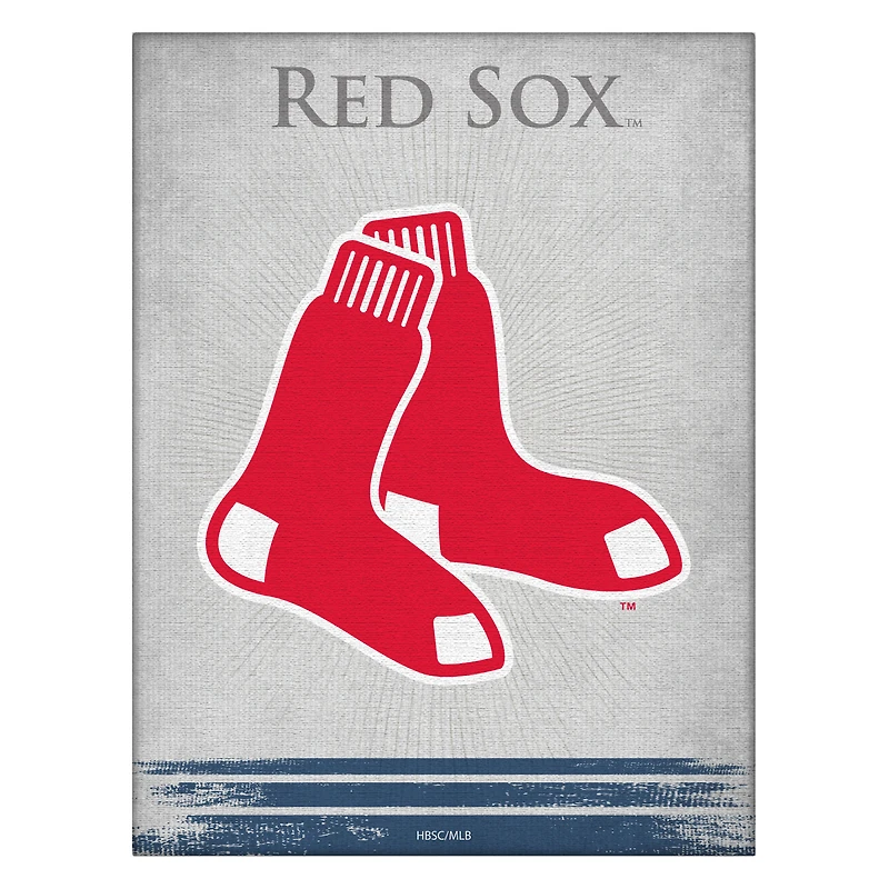 Boston Red Sox 15" x 20" Splash Canvas Wall Art