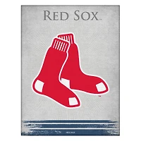 Boston Red Sox 15" x 20" Splash Canvas Wall Art