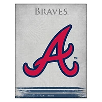Atlanta Braves 15" x 20" Splash Canvas Wall Art