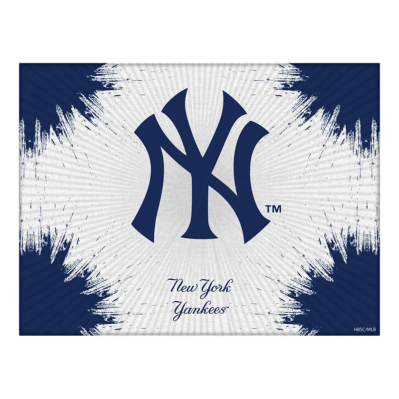 New York Yankees 24" x 32" Splash Canvas Wall Art