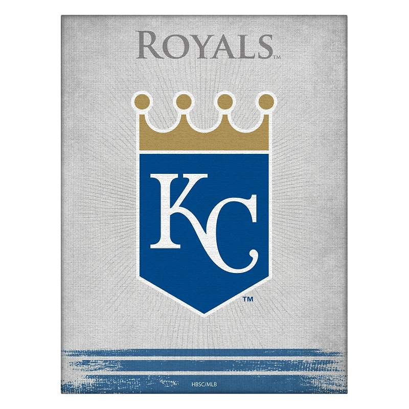 Kansas City Royals 24" x 32" Splash Canvas Wall Art