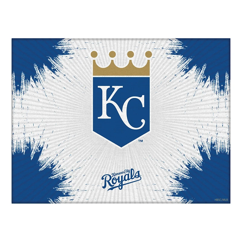 Kansas City Royals 24" x 32" Splash Canvas Wall Art