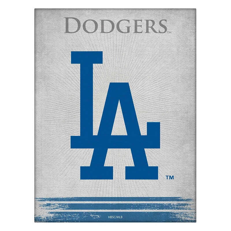 Los Angeles Dodgers 24" x 32" Splash Canvas Wall Art