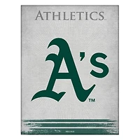 Athletics 24" x 32" Splash Canvas Wall Art
