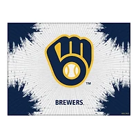 Milwaukee Brewers 24" x 32" Splash Canvas Wall Art