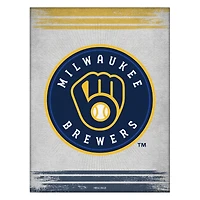Milwaukee Brewers 24" x 32" Splash Canvas Wall Art