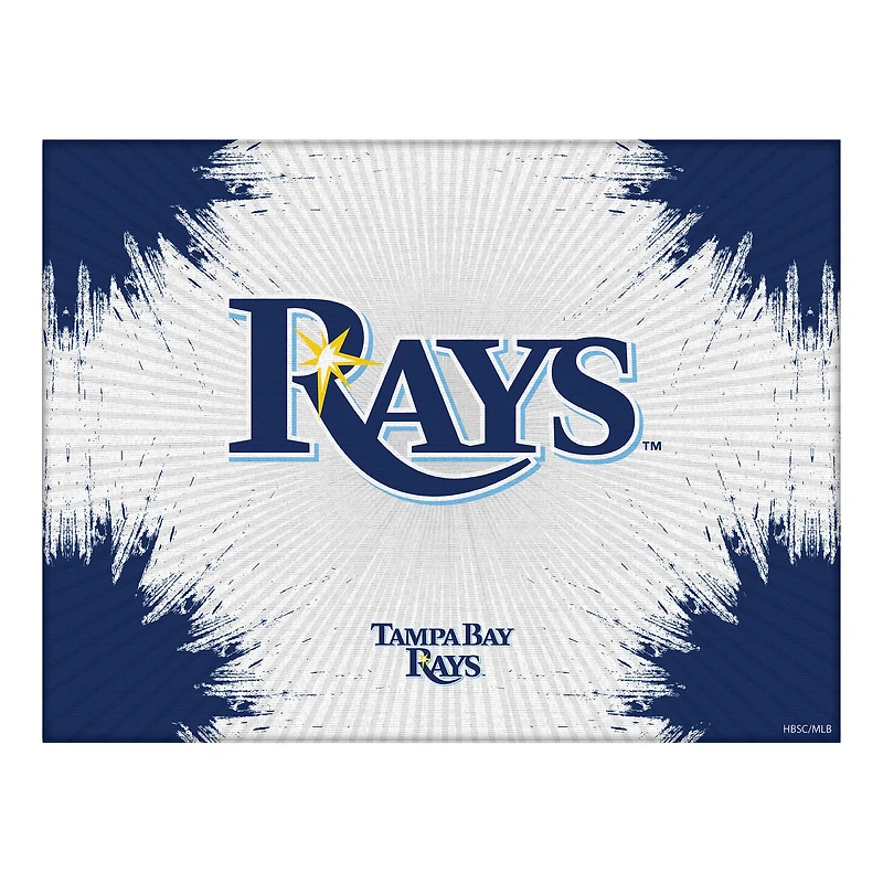 Tampa Bay Rays 24" x 32" Splash Canvas Wall Art