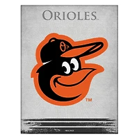 Baltimore Orioles 24" x 32" Splash Canvas Wall Art