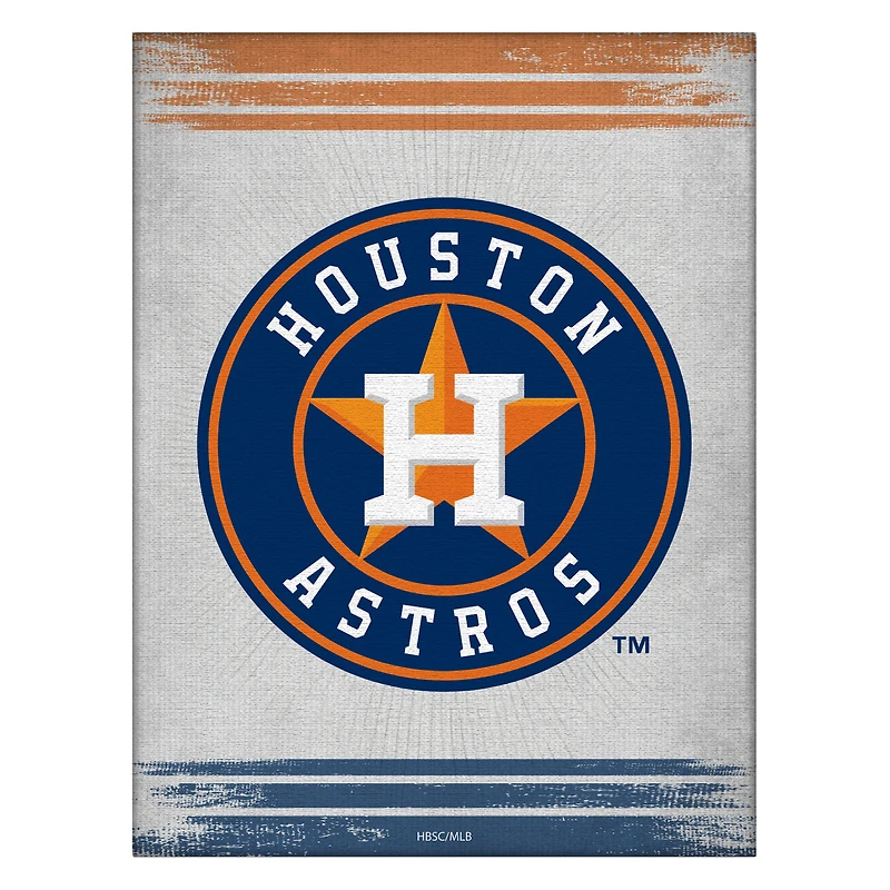 Houston Astros 24" x 32" Splash Canvas Wall Art