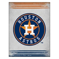 Houston Astros 24" x 32" Splash Canvas Wall Art
