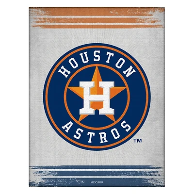 Houston Astros 24" x 32" Splash Canvas Wall Art