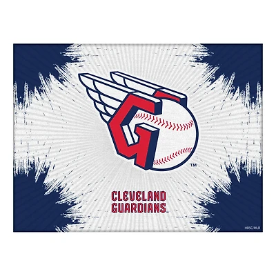 Cleveland Guardians 24" x 32" Splash Canvas Wall Art