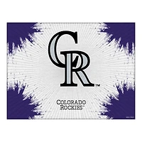 Colorado Rockies 24" x 32" Splash Canvas Wall Art
