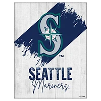 Seattle Mariners 15" x 20" Team Canvas Wall Art