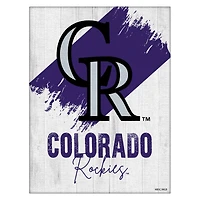 Colorado Rockies 15" x 20" Team Canvas Wall Art
