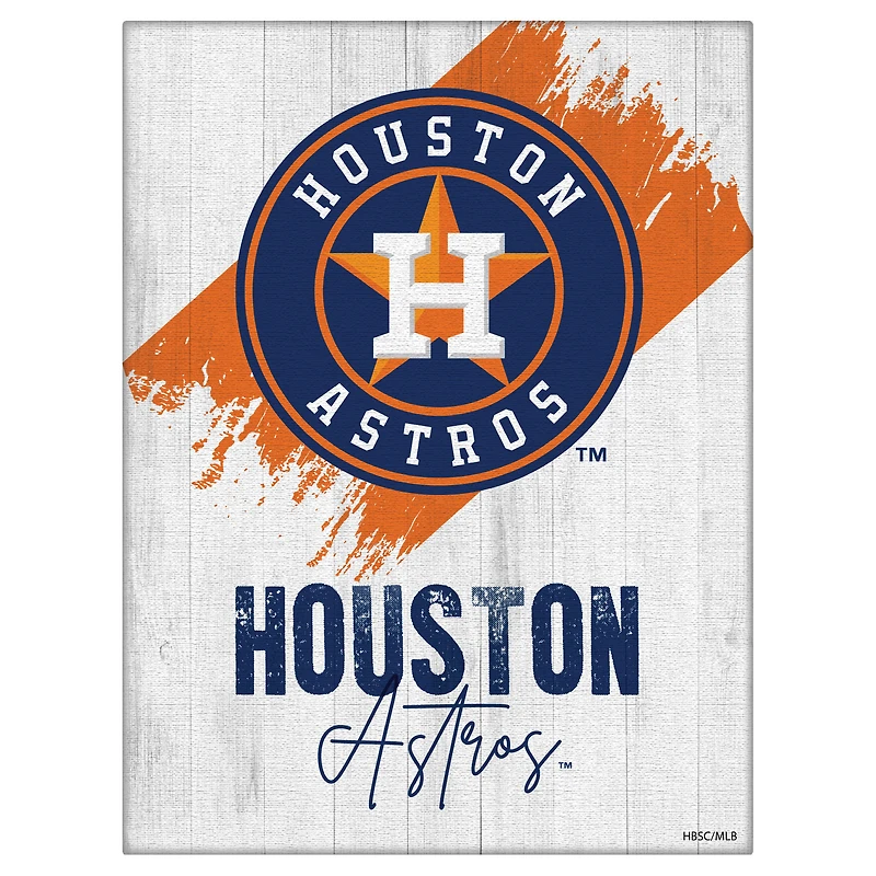 Houston Astros 15" x 20" Team Canvas Wall Art