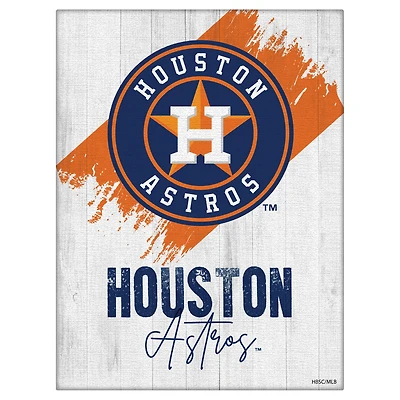 Houston Astros 15" x 20" Team Canvas Wall Art