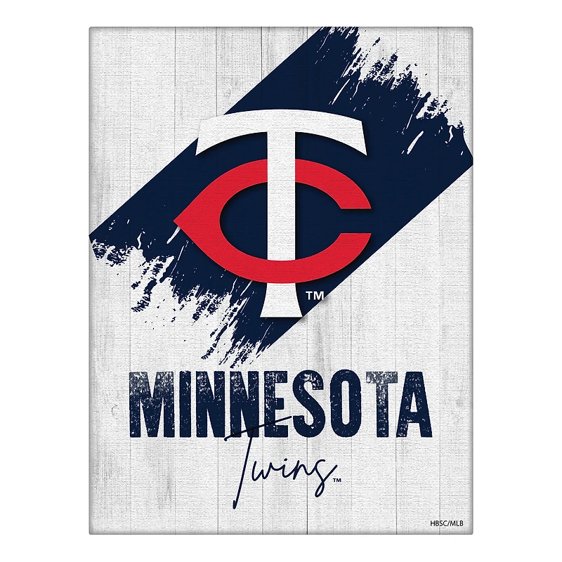 Minnesota Twins 24" x 32" Team Canvas Wall Art
