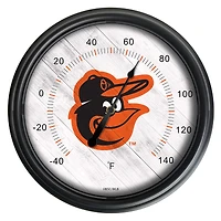 Black Baltimore Orioles Indoor/Outdoor LED Thermometer