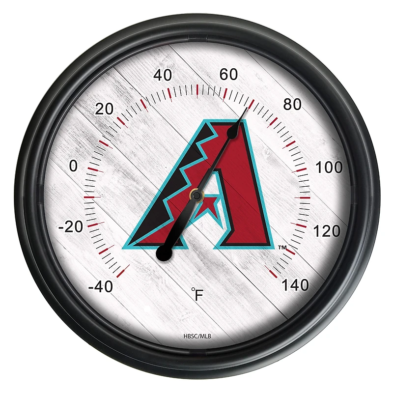 Black Arizona Diamondbacks Indoor/Outdoor LED Thermometer