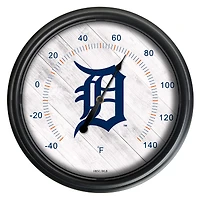 Black Detroit Tigers Indoor/Outdoor LED Thermometer