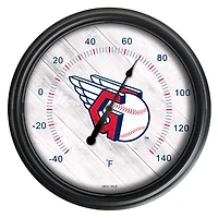 Black Cleveland Guardians Indoor/Outdoor LED Thermometer