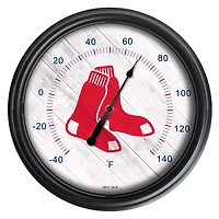 Black Boston Red Sox Indoor/Outdoor LED Thermometer