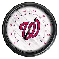 Black Washington Nationals Indoor/Outdoor LED Thermometer