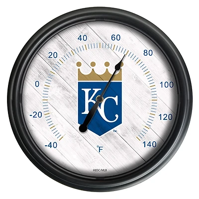 Black Kansas City Royals Indoor/Outdoor LED Thermometer