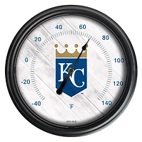 Black Kansas City Royals Indoor/Outdoor LED Thermometer